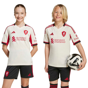 ADI JR LIVERPOOL 25-26 AWAY JERSEY WONDER WHITE