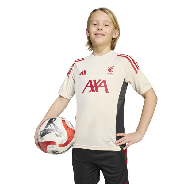 ADI JR LIVERPOOL 25-26 TR JERSEY WONDER WHITE