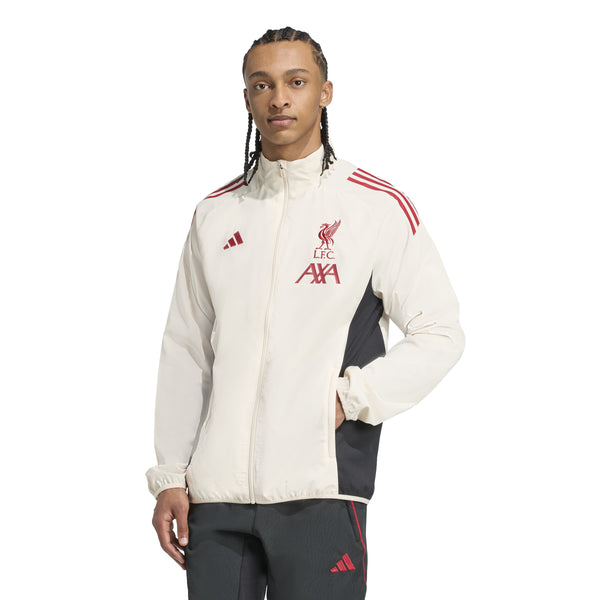 ADI LIVERPOOL 25-26 PRESENTATION JACKET WONDER WHITE
