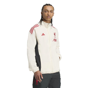 ADI LIVERPOOL 25-26 PRESENTATION JACKET WONDER WHITE