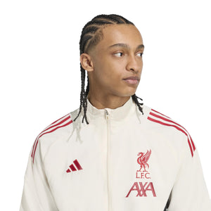 ADI LIVERPOOL 25-26 PRESENTATION JACKET WONDER WHITE