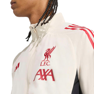 ADI LIVERPOOL 25-26 PRESENTATION JACKET WONDER WHITE