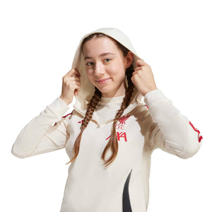 ADI JR LIVERPOOL 25-26 TR HOODY WONDER WHITE