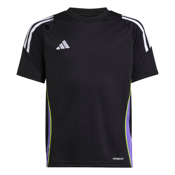 ADI JR TIRO24 TR JERSEY BLACK/PURPLE RUSH