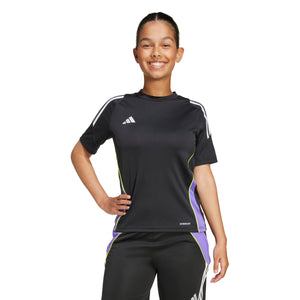 ADI JR TIRO24 TR JERSEY BLACK/PURPLE RUSH