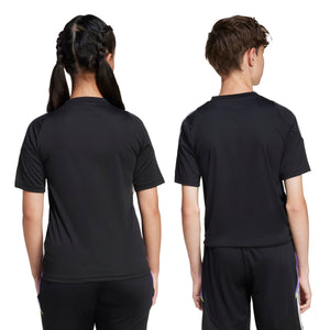 ADI JR TIRO24 TR JERSEY BLACK/PURPLE RUSH