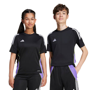 ADI JR TIRO24 TR JERSEY BLACK/PURPLE RUSH