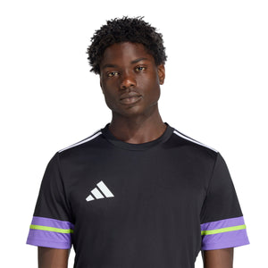 ADI SQUADRA25 TR JERSEY BLACK/PURPLE RUSH