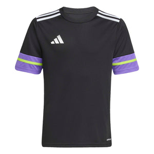ADI JR SQUADRA25 TR JERSEY BLACK/PURPLE RUSH