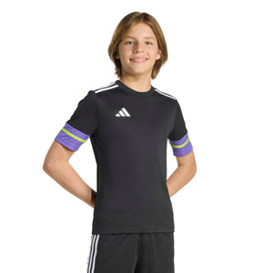 ADI JR SQUADRA25 TR JERSEY BLACK/PURPLE RUSH