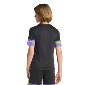 ADI JR SQUADRA25 TR JERSEY BLACK/PURPLE RUSH