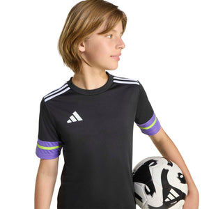 ADI JR SQUADRA25 TR JERSEY BLACK/PURPLE RUSH