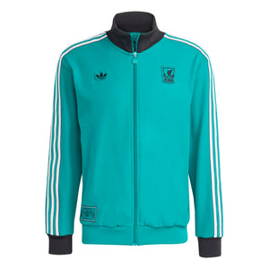 ADI LIVERPOOL 25-26 ICON TRACK JACKET SEA GREEN