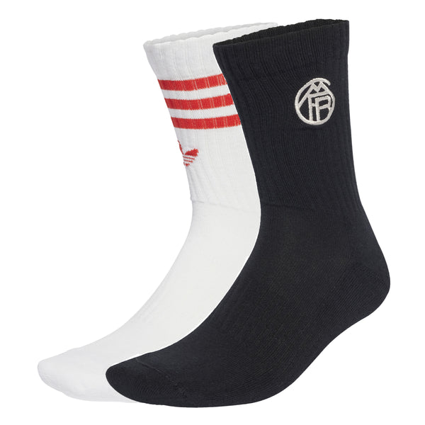 ADI BAYERN 25-26 SOCKS BLACK/WHITE