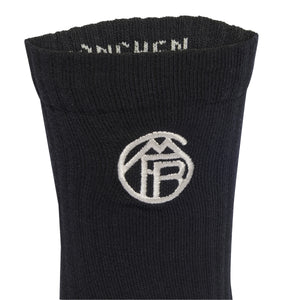 ADI BAYERN 25-26 SOCKS BLACK/WHITE
