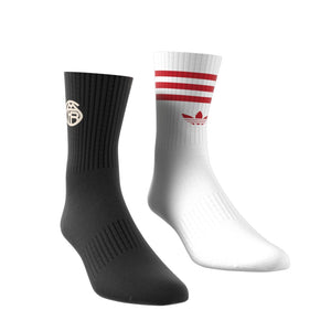ADI BAYERN 25-26 SOCKS BLACK/WHITE
