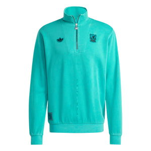ADI LIVERPOOL 25-26 ICON HALFZIP SEA GREEN