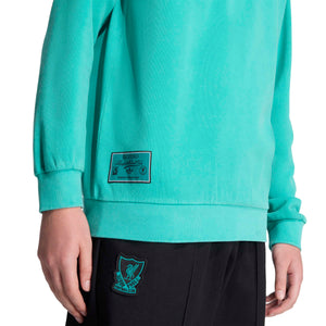 ADI LIVERPOOL 25-26 ICON HALFZIP SEA GREEN