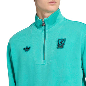 ADI LIVERPOOL 25-26 ICON HALFZIP SEA GREEN