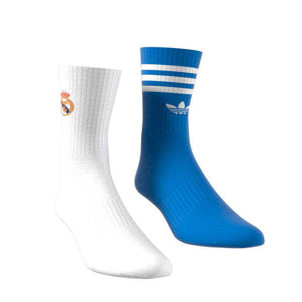 ADI REAL 25-26 SOCKS WHITE/BLUE BIRD