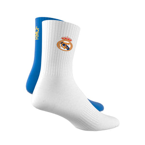 ADI REAL 25-26 SOCKS WHITE/BLUE BIRD