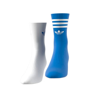 ADI REAL 25-26 SOCKS WHITE/BLUE BIRD