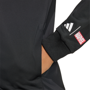 ADI JR REAL 25-26 MARVEL TRACK JACKET BLACK