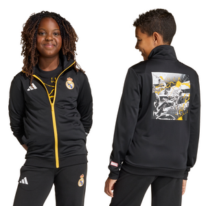 ADI JR REAL 25-26 MARVEL TRACK JACKET BLACK
