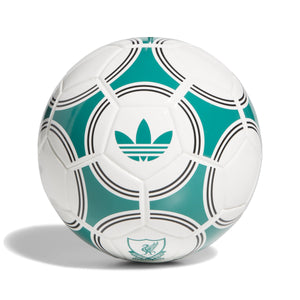 ADI LIVERPOOL 25-26 TREFOIL MINI BALL WHITE/SEA GREEN
