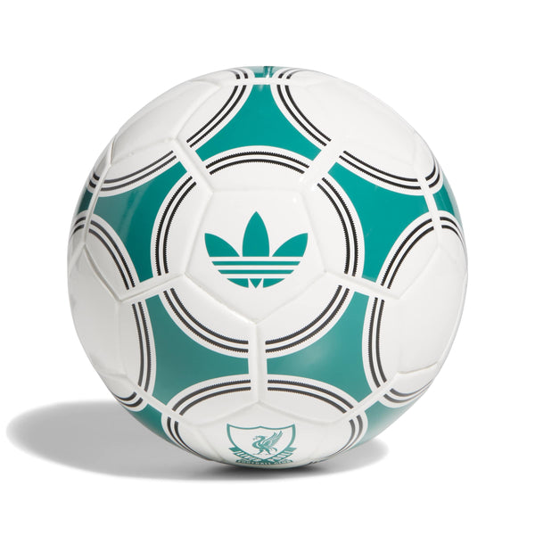 ADI LIVERPOOL 25-26 TREFOIL MINI BALL WHITE/SEA GREEN