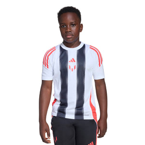 ADI JR MESSI TR JERSEY WHITE/BLACK/SELURE