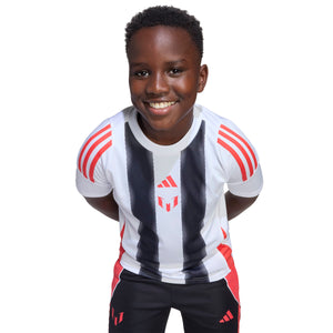ADI JR MESSI TR JERSEY WHITE/BLACK/SELURE