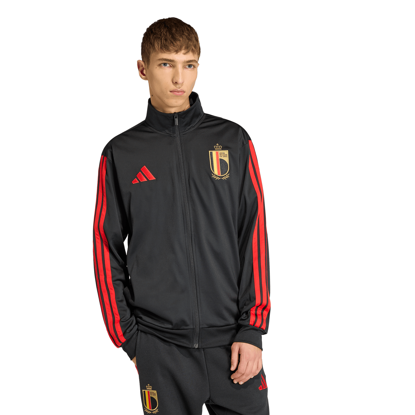 ADI BELGIE WC26 DNA TRACK JACKET BLACK