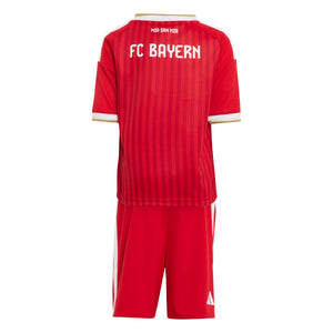 ADI JR BAYERN 26-27 HOME MINIKIT BETTER SCARLET/WHITE