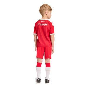 ADI JR BAYERN 26-27 HOME MINIKIT BETTER SCARLET/WHITE