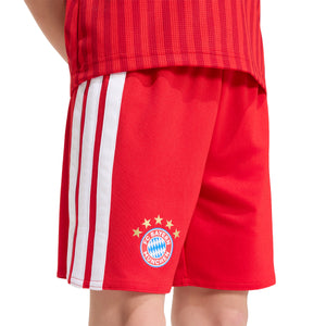 ADI JR BAYERN 26-27 HOME MINIKIT BETTER SCARLET/WHITE