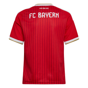 ADI JR BAYERN 26-27 HOME JERSEY BETTER SCARLET/WHITE