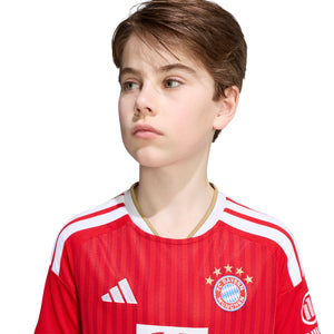 ADI JR BAYERN 26-27 HOME JERSEY BETTER SCARLET/WHITE