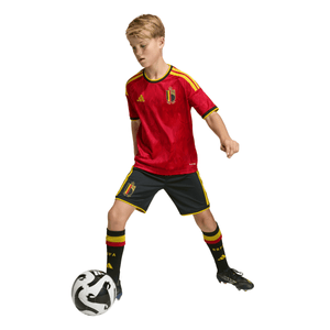 ADI JR BELGIE WC26 HOME SHORT BLACK/BOLD GOLD