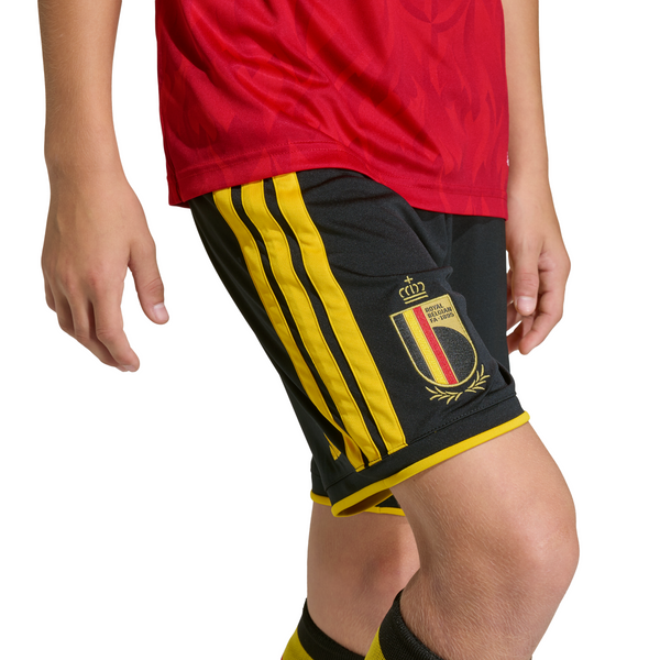 ADI JR BELGIE WC26 HOME SHORT BLACK/BOLD GOLD