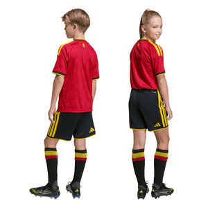 ADI JR BELGIE WC26 HOME SHORT BLACK/BOLD GOLD