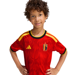 ADI JR BELGIE WC26 HOME MINIKIT RED/BOLD GOLD
