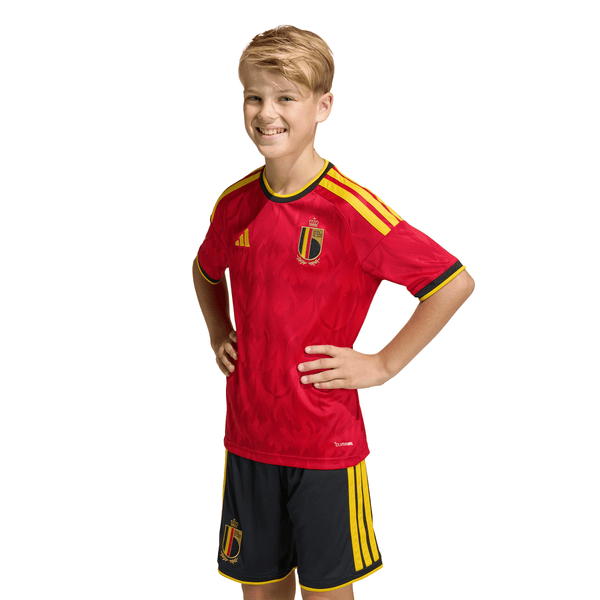 ADI JR BELGIE WC26 HOME JERSEY RED/BOLD GOLD