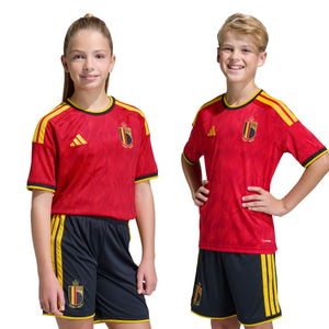 ADI JR BELGIE WC26 HOME JERSEY RED/BOLD GOLD