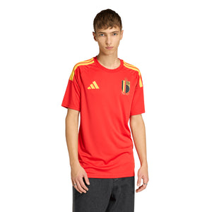 ADI BELGIE WC26 HOME FAN JERSEY RED/BOLD GOLD