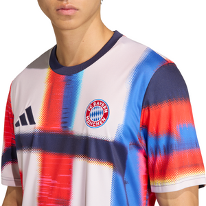 ADI BAYERN 25-26 PRE-MATCH JERSEY NOBLE INK/RES BLUE
