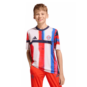ADI JR BAYERN 25-26 PRE-MATCH JERSEY NOBLE INK/RES BLUE