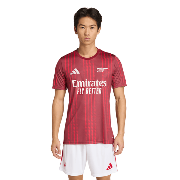 ADI ARSENAL 25-26 PRE-MATCH JERSEY BURGUNDY/PURE RUBY