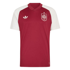 ADI SPAIN WC26 AWAY PRE-MATCH JERSEY BURGUNDY