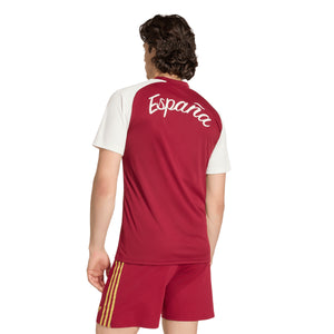 ADI SPAIN WC26 AWAY PRE-MATCH JERSEY BURGUNDY